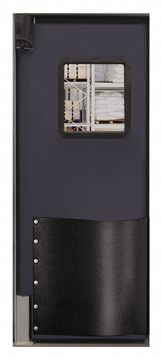 Swinging Door 8 x 3 ft Metallic Gray