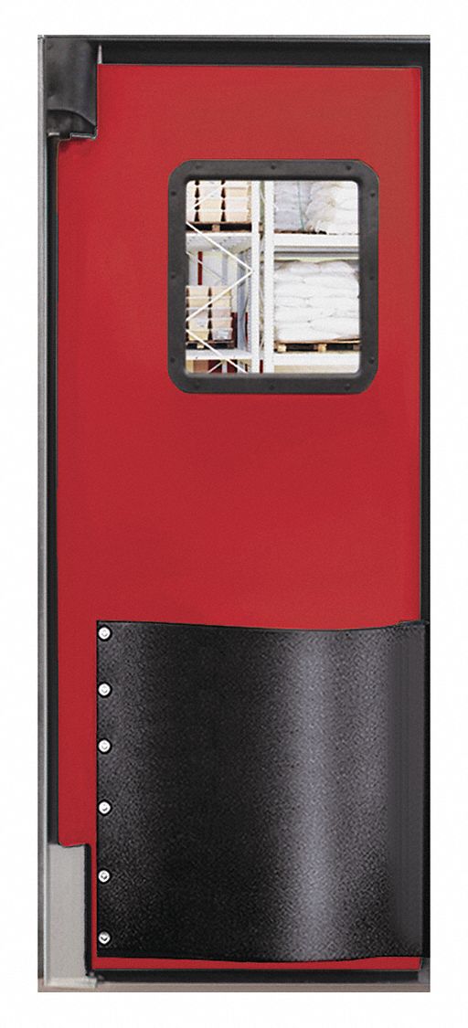 Swinging Door 8 x 3 ft Red Polyethylene