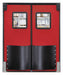 H1834 Swinging Dr 8x5 ft Red Polyethylene PR