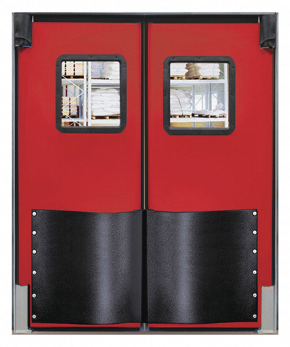 Swinging Dr 8x5 ft Red Polyethylene PR