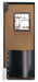 H1815 Swinging Door 7 x 3 ft Medium Brown