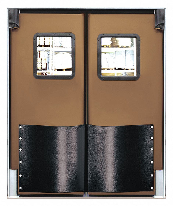 H1837 Swinging Door 8 x 6 ft Medium Brown PR
