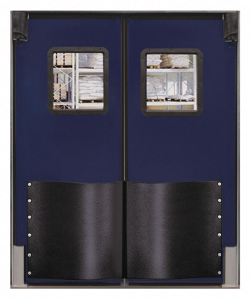H1831 Swinging Door 7 x 5 ft Navy Blue PR