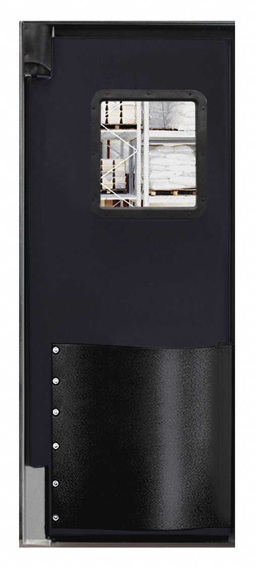 H1815 Swinging Door 7 x 3ft Black Polyethylene