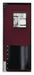 H1814 Swinging Door 7 x 2.5 ft Burgundy