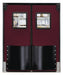 H1837 Swinging Door 8 x 6 ft Burgundy PR