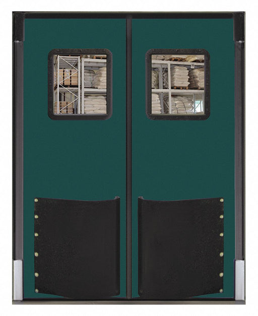 H1853 Swinging Door 9 x 8 ft Forest Green PR