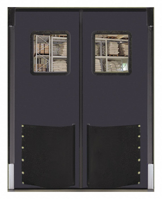 Swinging Door 7 x 6 ft Metallic Gray PR