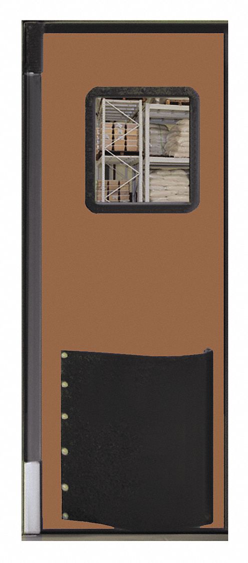 Swinging Door 8 x 3 ft Medium Brown