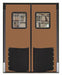 Swinging Door 8 x 8 ft Medium Brown PR