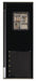 Swinging Door 8 x 3ft Black Polyethylene