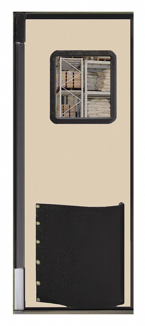 H1818 Swinging Door 7 x 3ft Beige Polyethylene