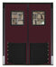 Swinging Door 8 x 5 ft Burgundy PR