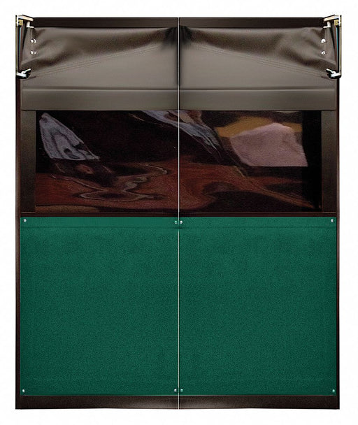 H1829 Swinging Dr 8x7 ft Forest Green PVC PR