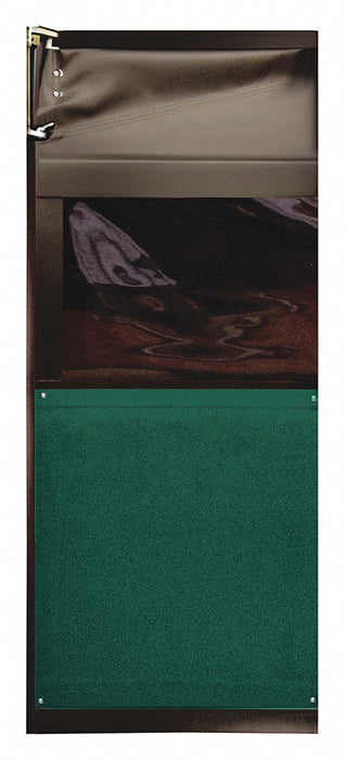 H1812 Swinging Door 8 x 3 ft Forest Green PVC