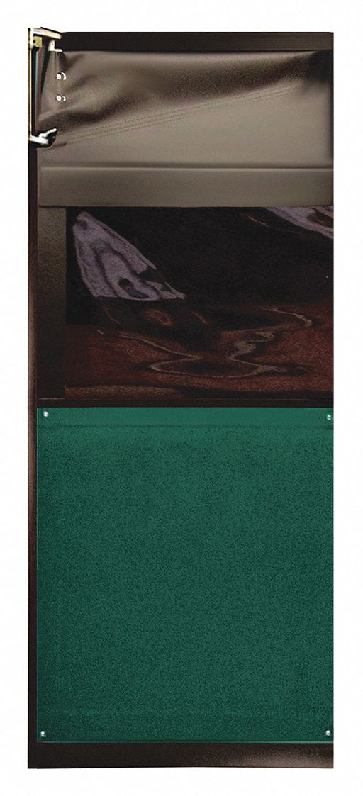 H1812 Swinging Door 8 x 3 ft Forest Green PVC