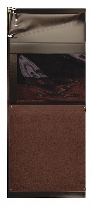 Swinging Door 7 x 3 ft Chocolate Brown