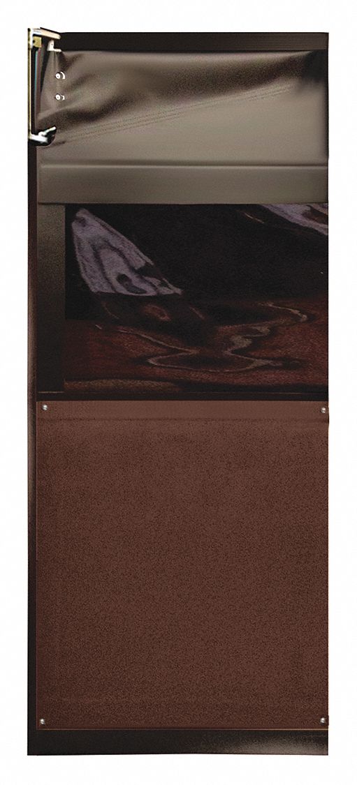 Swinging Door 7 x 3 ft Chocolate Brown