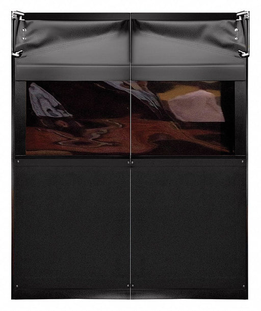 Flexible Swinging Door 8 x 6 ft Black PR