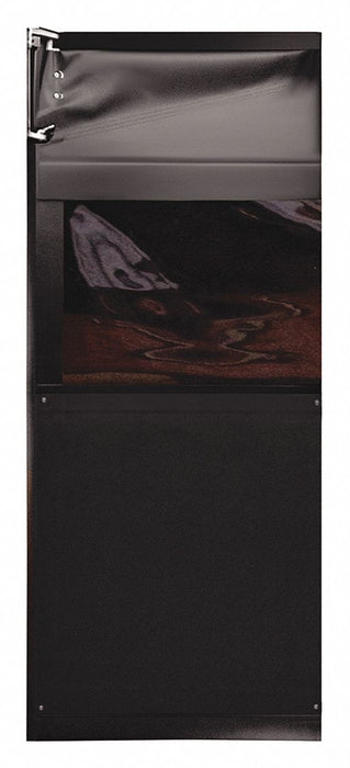 Swinging Door 7 x 2.5 ft Black PVC