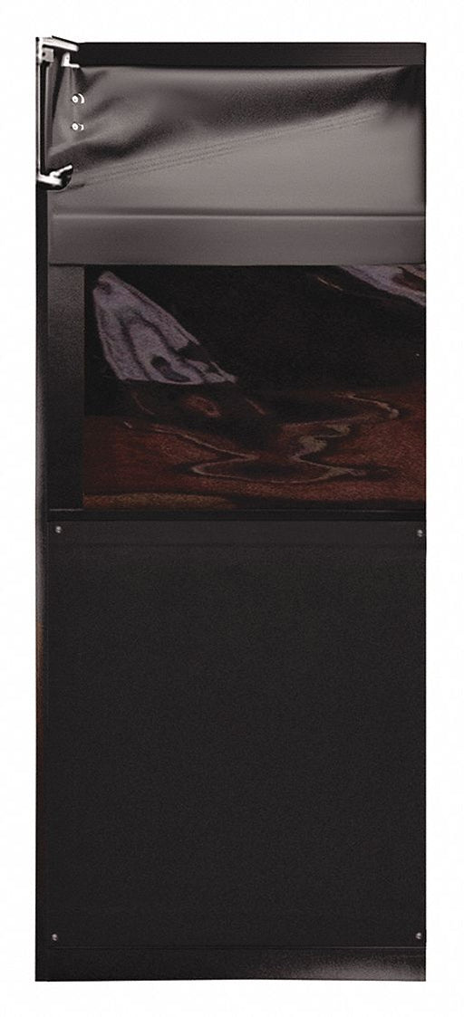 H1812 Flexible Swinging Door 8 x 3 ft Black