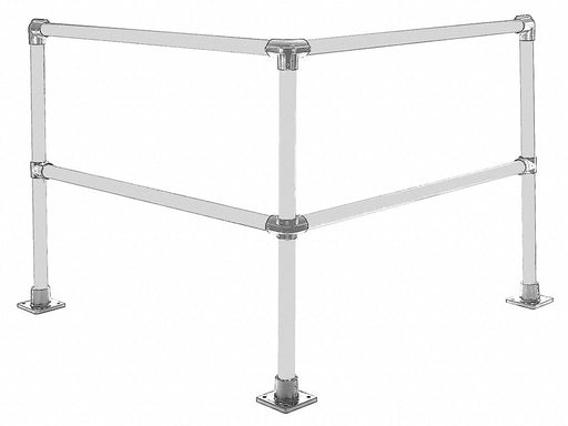 Handrail Corner Connector 8 Ft Aluminum