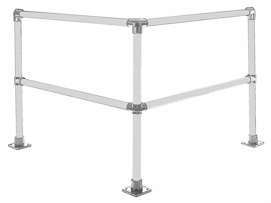 Handrail Corner Connector 8 Ft Aluminum