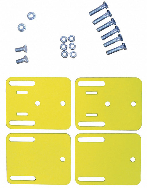 Mount Bracket Pwdr Ct Flatbar 4 in W