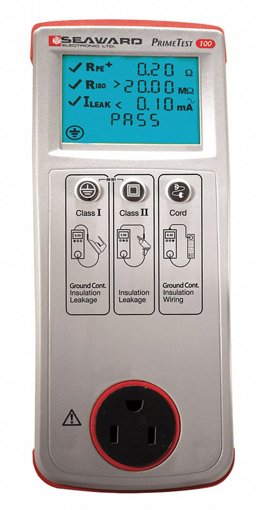 Portable Appliance Tester 19.9mA LCD