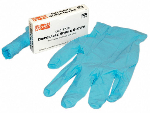 Disposable Gloves Nitrile L Blue PR PK2