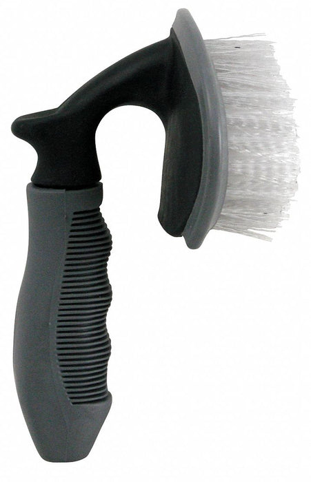 Tire Brush 6-3/4 L Gray White