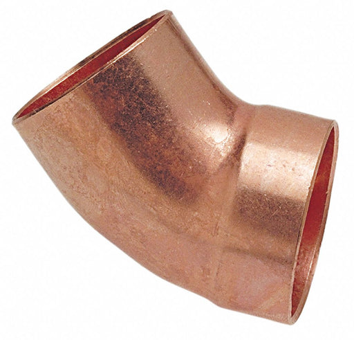 45 Deg Street Elbow Wrot Cu 1-1/2 CxFTG