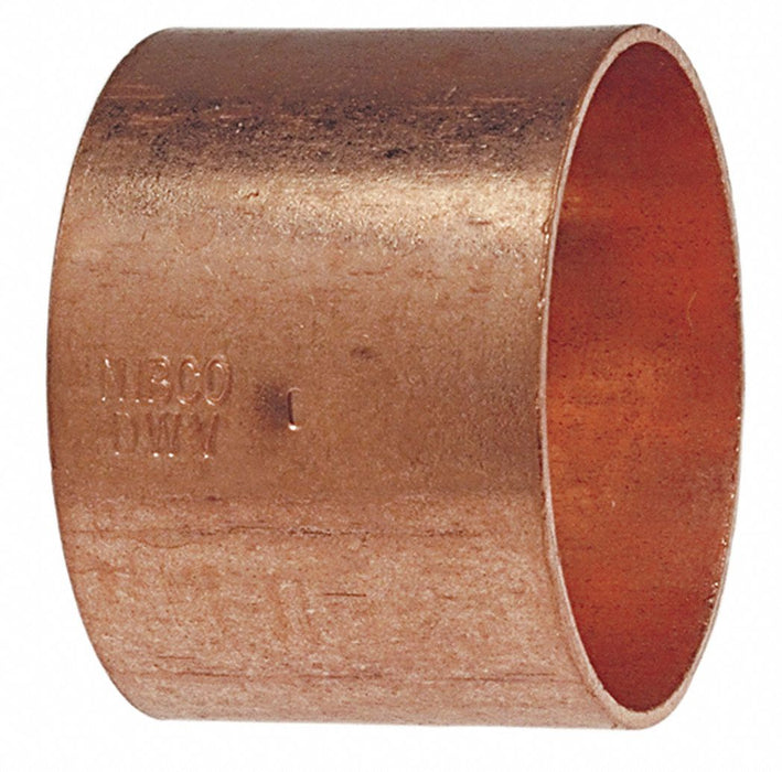 Straight Copper Cup 2 in FTG 1 1/2 in