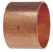 Straight Copper Cup 2 in FTG 1 1/2 in