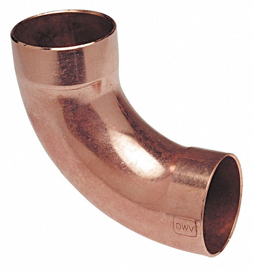 90 Deg Elbow Wrot Copper 1-1/2 CxC