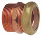 Strt Copper MNPT11/2in Comp.11/4in