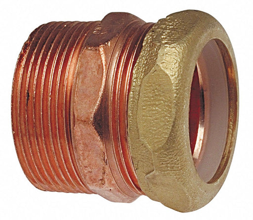 Adapter Wrot Copper 1-1/2 Tube MNPTxSJ