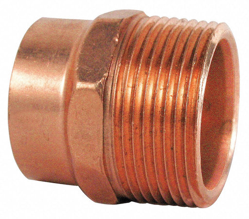 Adapter Wrot Copper 1-1/4 Tube CxMNPT