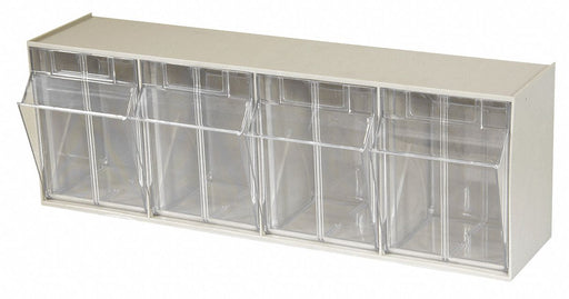 Tip-Out Bin Beige Unfinished 8 3/16 in