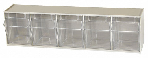 Tip-Out Bin Beige Unfinished 6 1/2 in