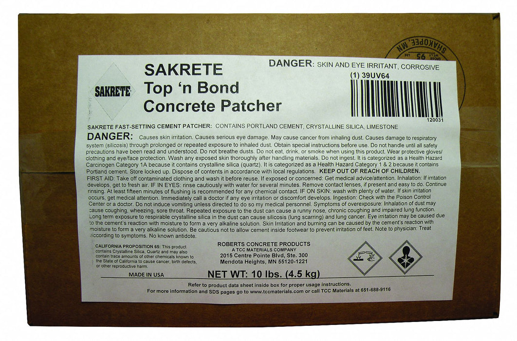 Concrete Patcher 10 lb Box