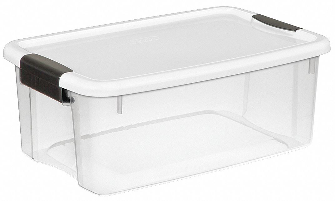 StorageTote 18.125inL 12.25inW Clear