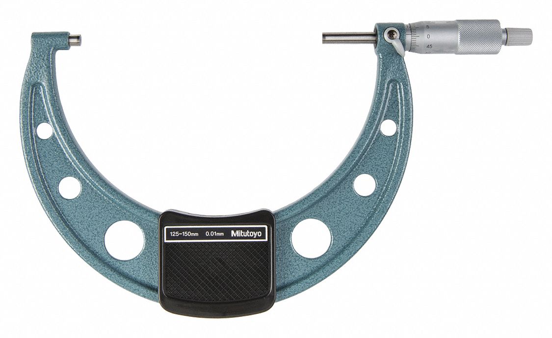 125-150/.01Mm Outside Mic Ratchet