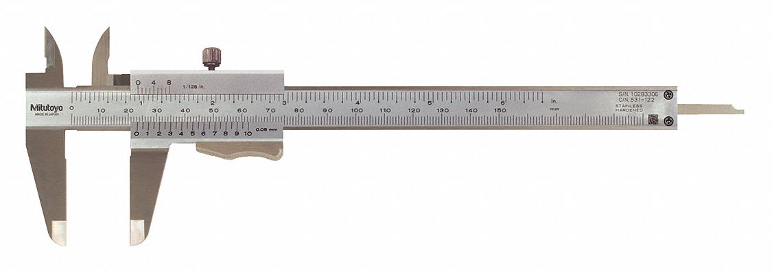 Vernier Caliper Metric/Inch150 6In.