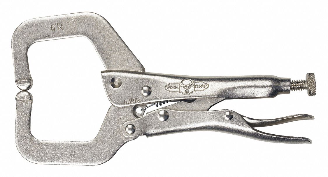 Locking C-Clamp 6 2-1/8Cap 1-1/2 Throat