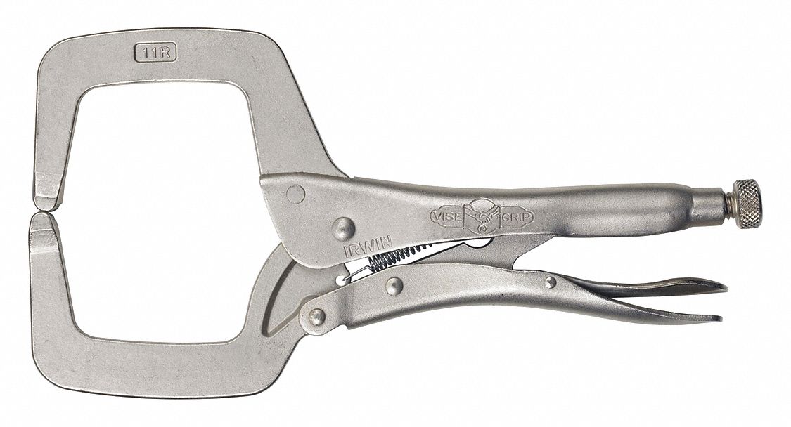 Locking C-Clamp 11 3-3/8Cap 2-5/8Throat