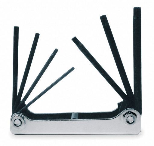 Torx Key Set Folding 2 51/64 to 4 in
