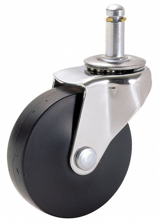 Stem Caster 2 1/2 dia Rubber 75lb