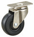 Plate Caster Swivel Rubber 2 1/2 H