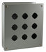 PushButtonEnclosure 30mm 9Hole CarbSteel